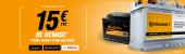 Promo Batterie : 15€ de remise