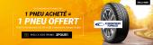 1 Pneu acheté = 1 pneu offert
